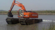 水陆挖掘机租赁服务